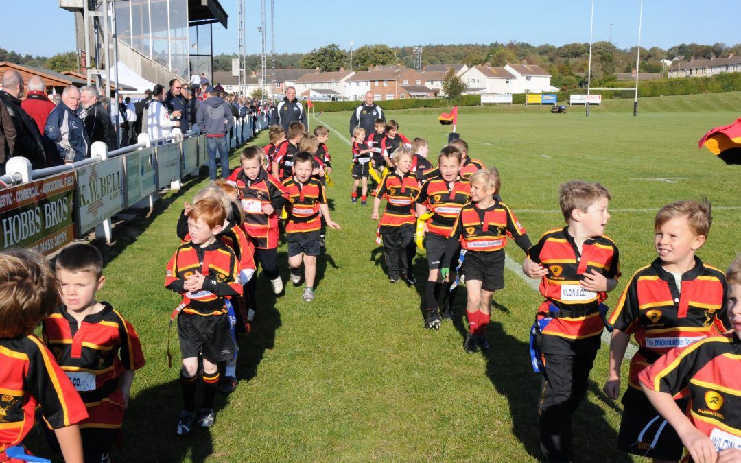 Under 7’s play Lydney at half time of CRFC v Stourbridge