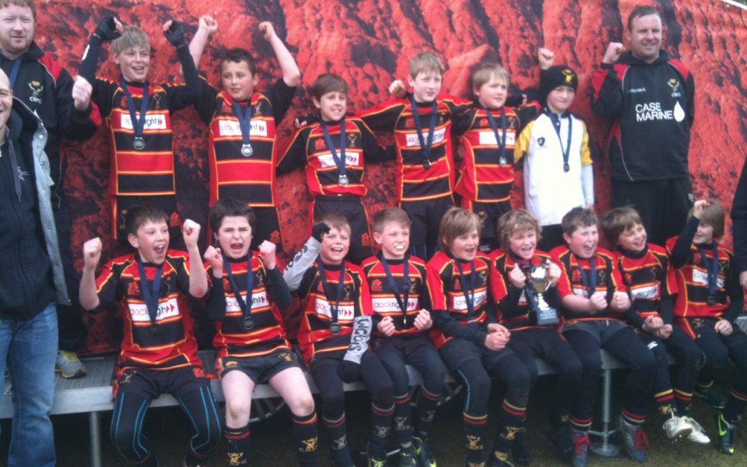 Cinderford rfc under 11s win Landrover cup