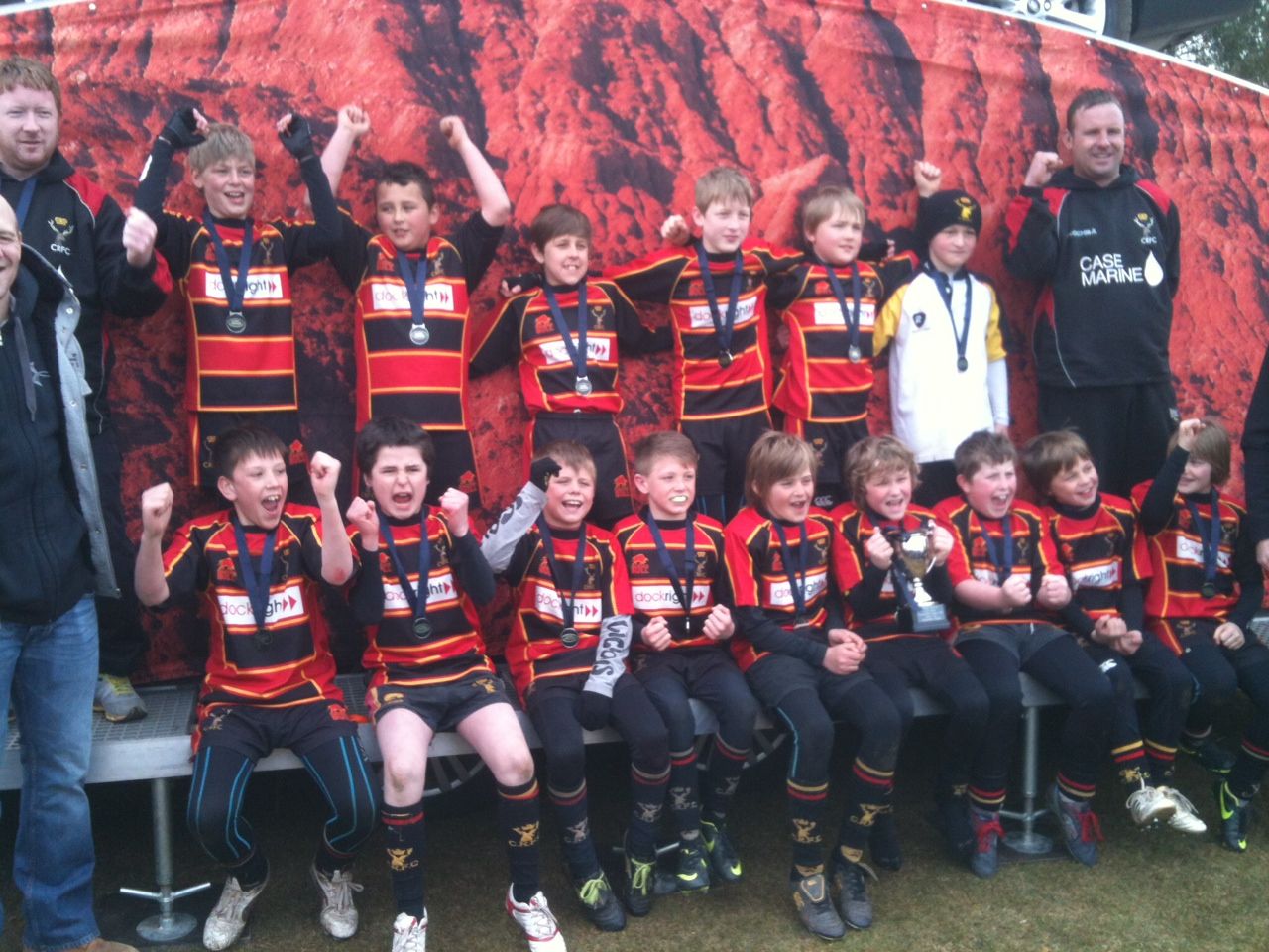 Cinderford rfc under 11s win Landrover cup Cinderford RFC