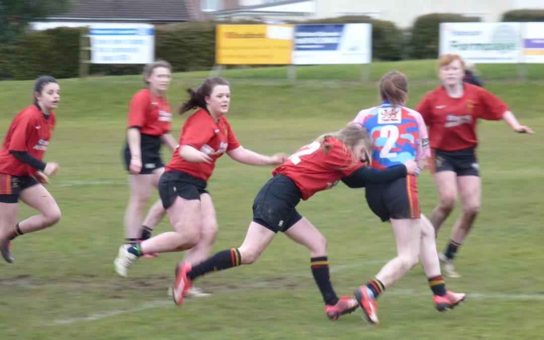 Cinderford girls defeat Quins on Mothers Day