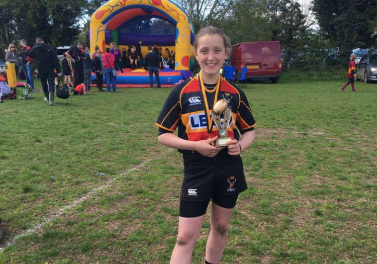 Cinderford u12s win Thornbury festival