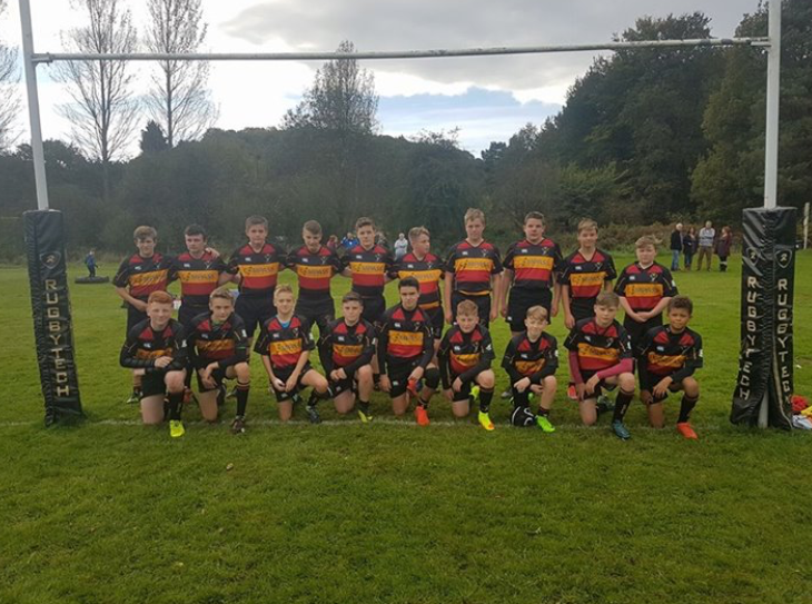 Cinderford U-14’s get a welcome in the valleys