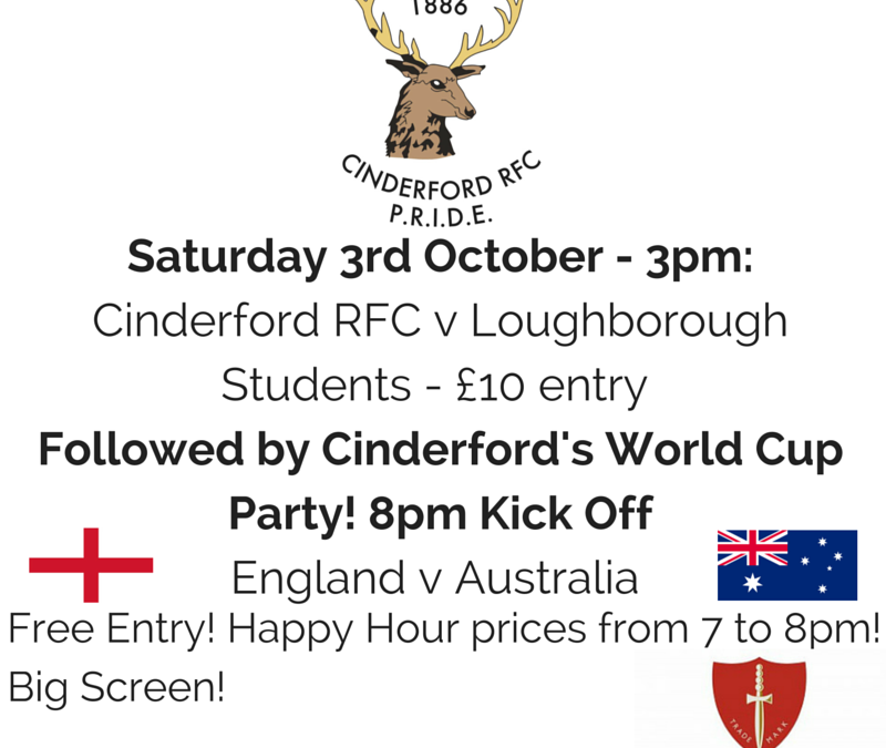 Cinderford Rugby World Cup Party