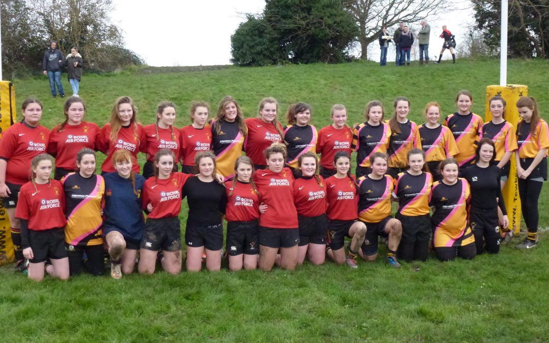 Cinderford U15 Girls beat Tewksbury 83-0