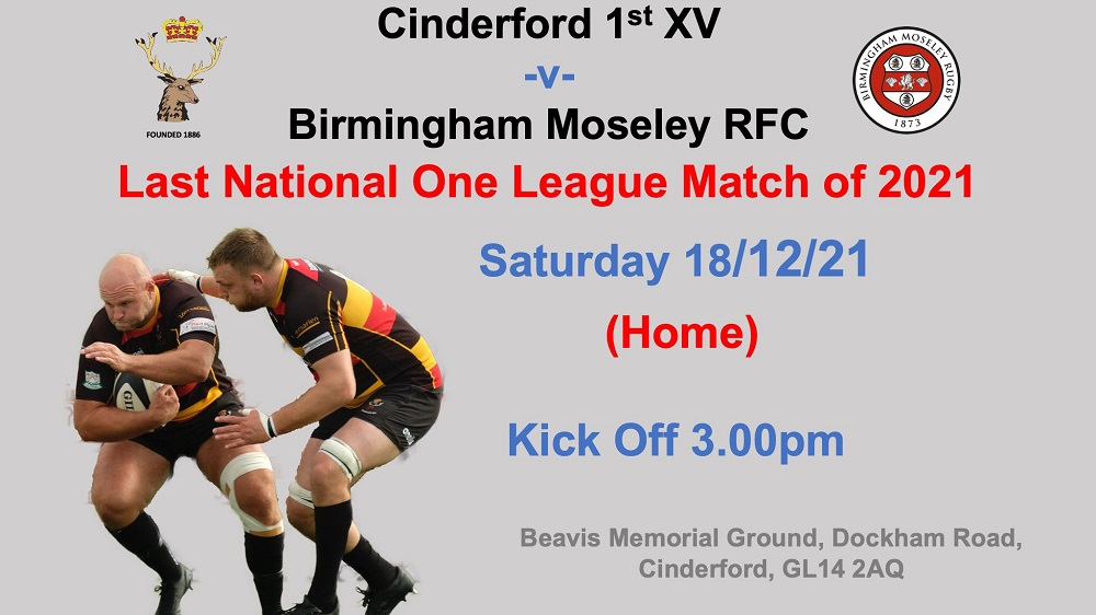 Cinderford v Birmingham Moseley team news