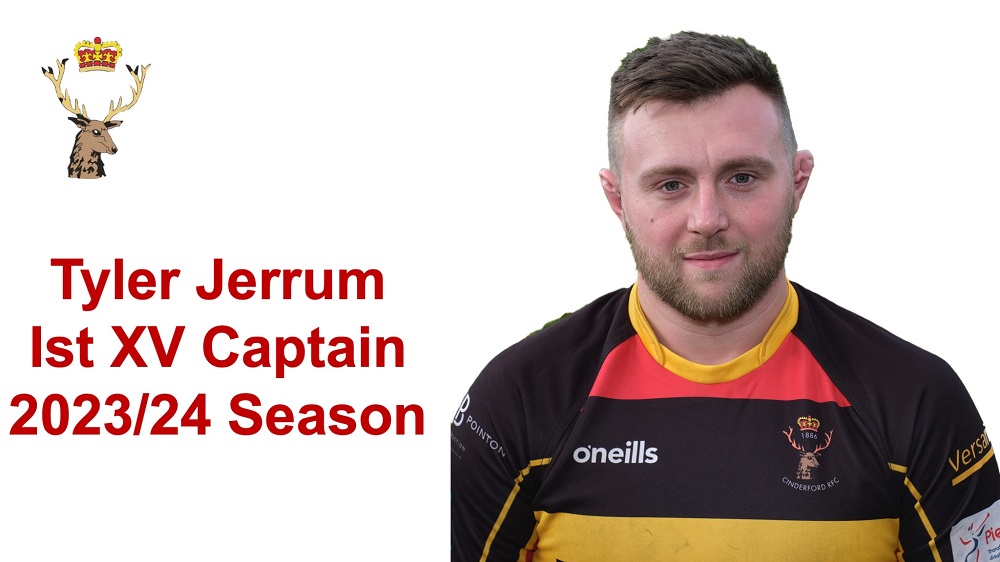 CINDERFORD RFC 1st TEAM CAPTAIN ANNOUNCED